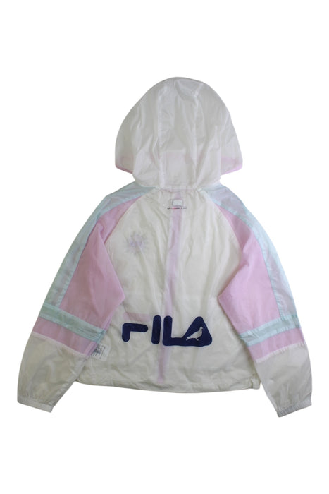A Multicolour Rain Jackets from Fila in size 5T for girl. (Back View)