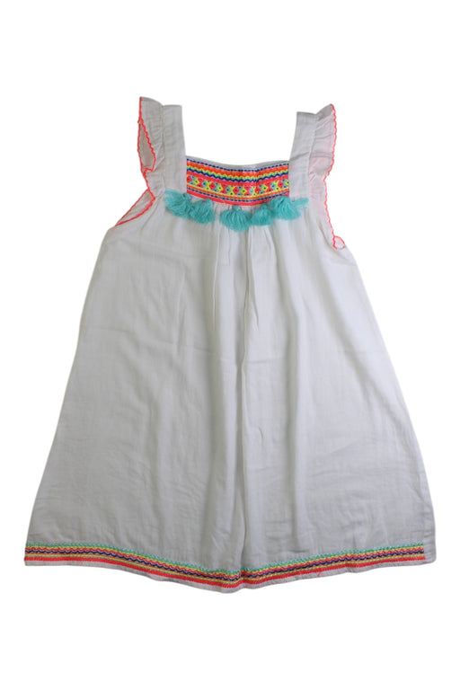 A Multicolour Sleeveless Dresses from Sunuva in size 5T for girl. (Front View)