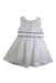 A White Sleeveless Dresses from Jacadi in size 6T for girl. (Front View)