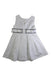 A White Sleeveless Dresses from Jacadi in size 6T for girl. (Back View)