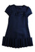 A Navy Short Sleeve Dresses from Nicholas & Bears in size 6T for girl. (Front View)