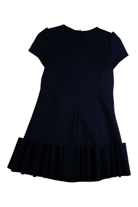 A Navy Short Sleeve Dresses from Nicholas & Bears in size 6T for girl. (Back View)