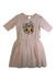 A Pink Long Sleeve Dresses from Hux in size 4T for girl. (Front View)