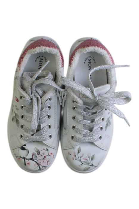 A Multicolour Sneakers from Monnalisa in size 6T for girl. (Back View)