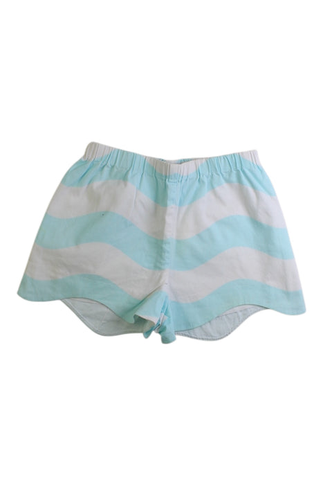 A Blue Shorts from Jacadi in size 5T for girl. (Front View)