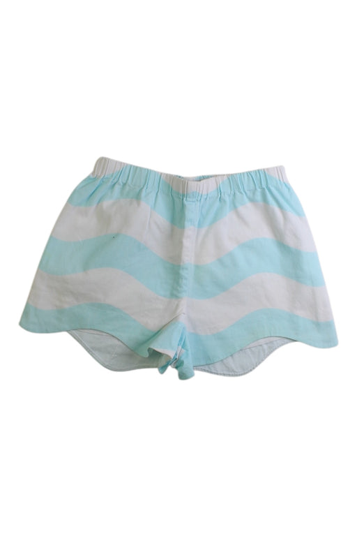 A Blue Shorts from Jacadi in size 5T for girl. (Front View)