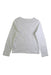 A White Long Sleeve Tops from Billieblush in size 6T for girl. (Back View)