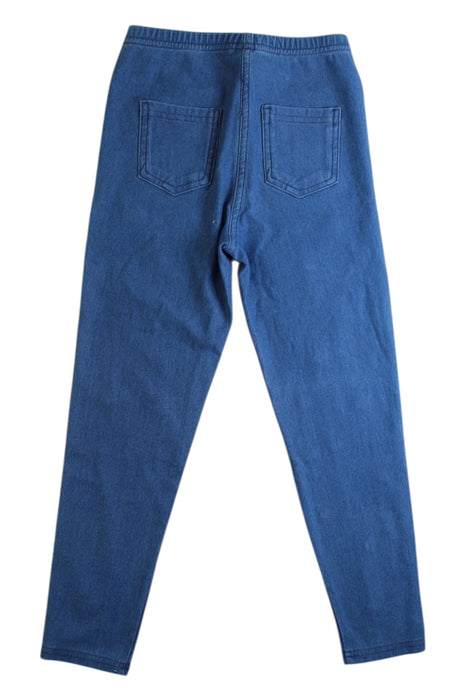 A Blue Leggings from Calzedonia in size 6T for girl. (Back View)
