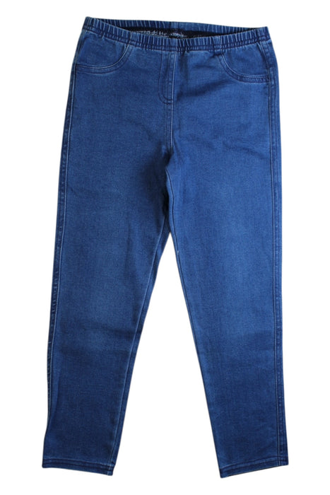 A Blue Jeggings from Calzedonia in size 6T for girl. (Front View)