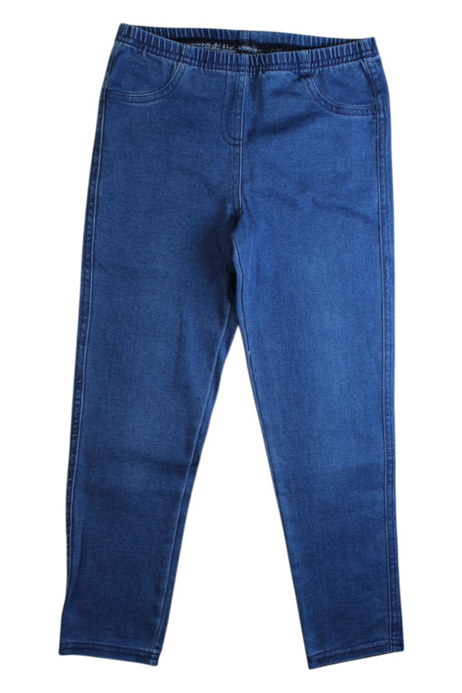 A Blue Jeggings from Calzedonia in size 6T for girl. (Front View)