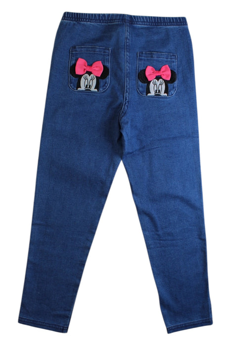 A Blue Jeggings from Calzedonia in size 6T for girl. (Back View)