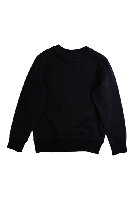 A Black Crewneck Sweatshirts from Moschino in size 6T for girl. (Back View)