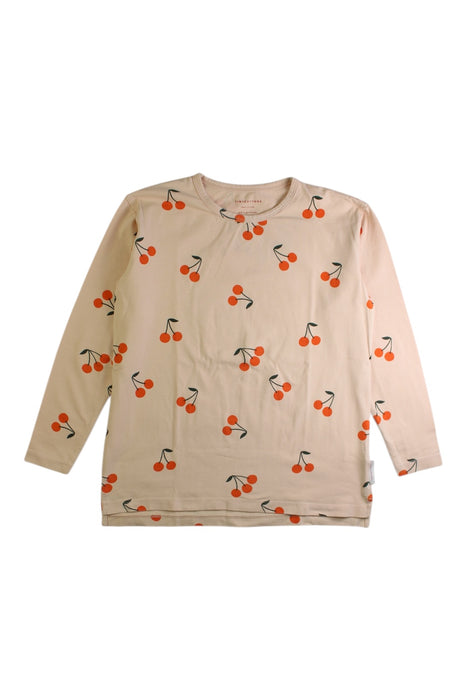 A Beige Long Sleeve Tops from Tinycottons in size 8Y for girl. (Front View)