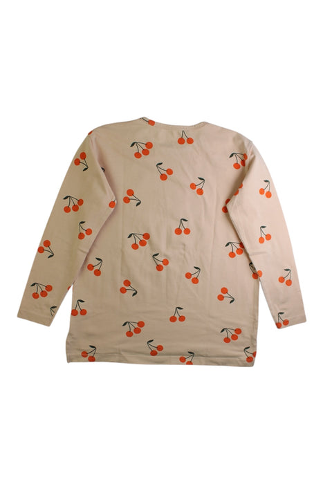 A Beige Long Sleeve Tops from Tinycottons in size 8Y for girl. (Back View)