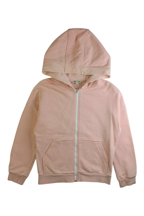 A Pink Zippered Sweatshirts from Kenzo in size 8Y for girl. (Front View)