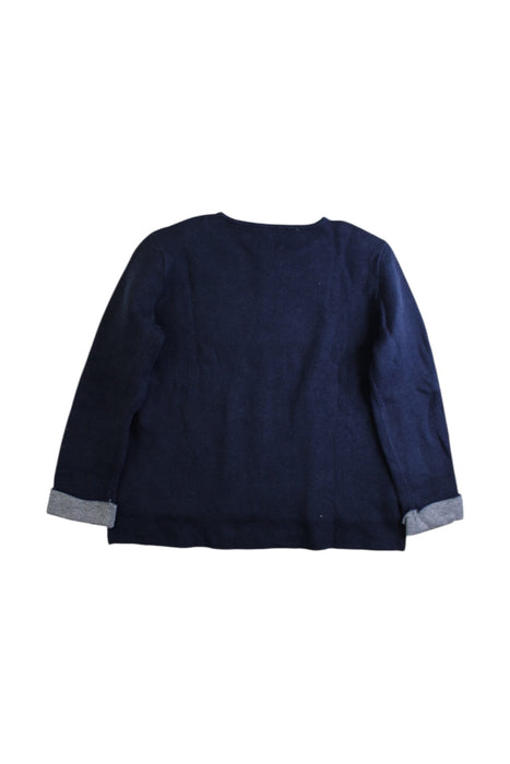 A Navy Knit Sweaters from Massimo Dutti in size 4T for girl. (Back View)