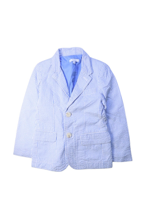 A Blue Blazers from Jacadi in size 6T for boy. (Front View)