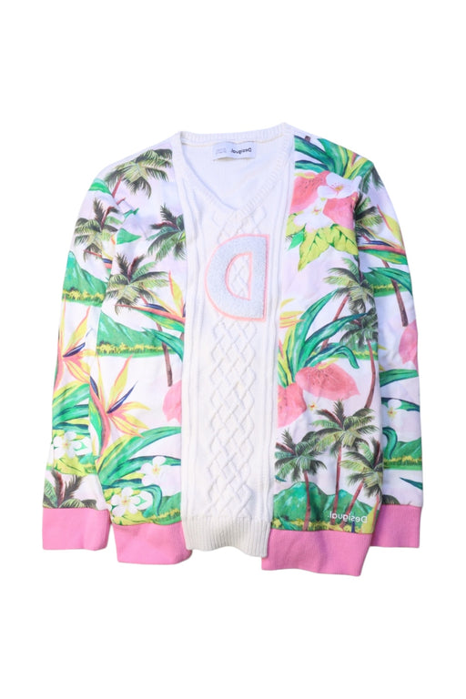 A Multicolour Cardigans from Desigual in size 11Y for girl. (Front View)
