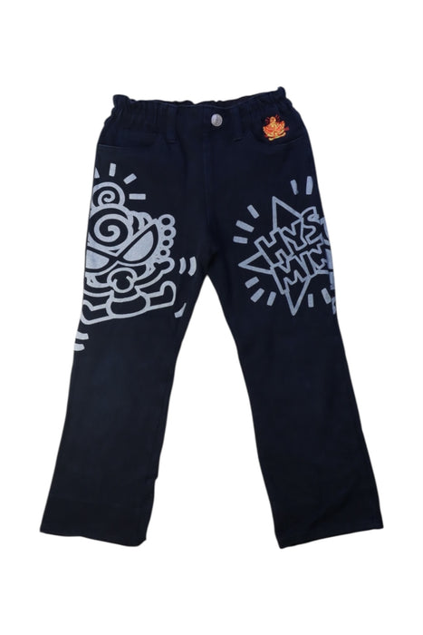 A Navy Casual Pants from Hysteric Mini in size 2T for neutral. (Front View)