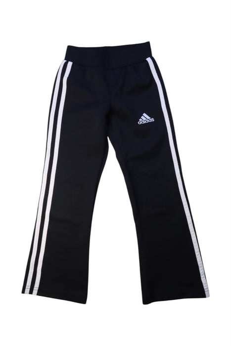 A Black Active Pants from Adidas in size 6T for neutral. (Front View)