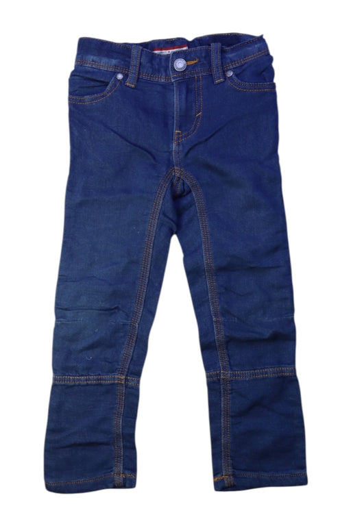 A Blue Jeans from Tommy Hilfiger in size 4T for neutral. (Front View)