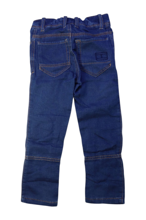 A Blue Jeans from Tommy Hilfiger in size 4T for neutral. (Back View)