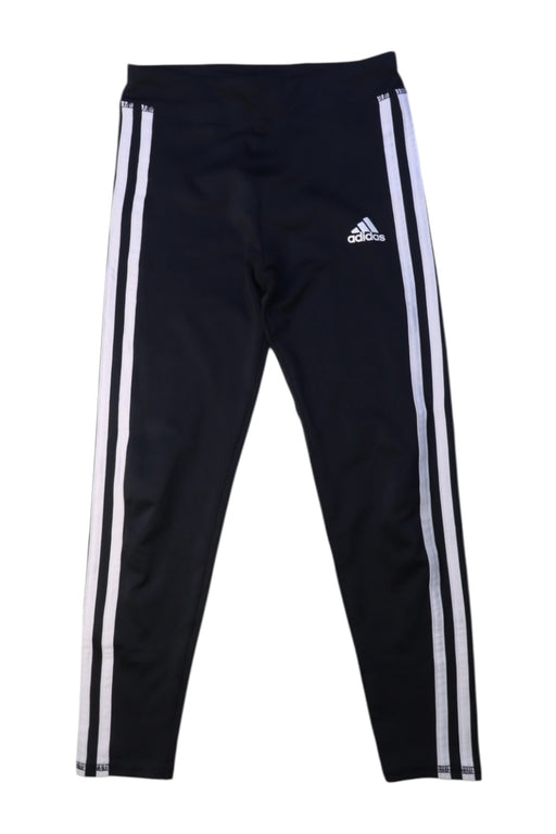 A Black Active Pants from Adidas in size 6T for neutral. (Front View)