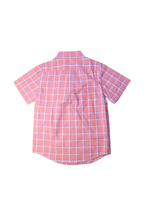 A Pink Short Sleeve Shirts from Janie & Jack in size 5T for boy. (Back View)