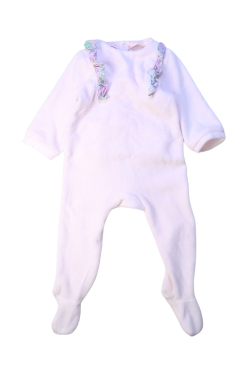 A White Onesies from Jacadi in size 3-6M for girl. (Front View)