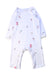 A White Long Sleeve Rompers from The Little White Company in size 3-6M for neutral. (Front View)