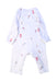 A White Long Sleeve Rompers from The Little White Company in size 3-6M for neutral. (Back View)