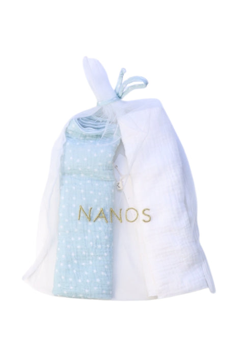 A Blue Blankets from Nanos in size O/S for neutral. (Back View)