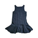 A Navy Sleeveless Dresses from Polo Ralph Lauren in size 6T for girl. (Back View)