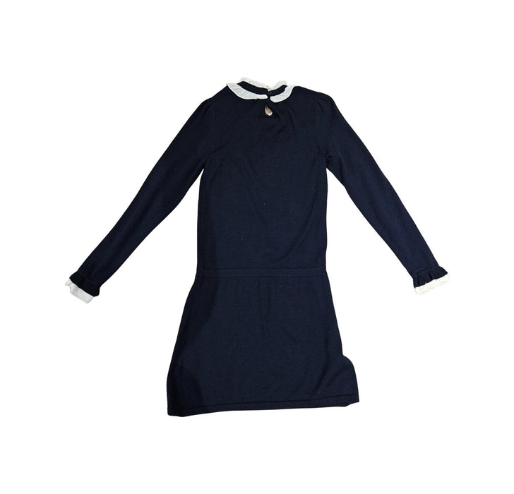 A Navy Long Sleeve Dresses from Nicholas & Bears in size 10Y for girl. (Back View)