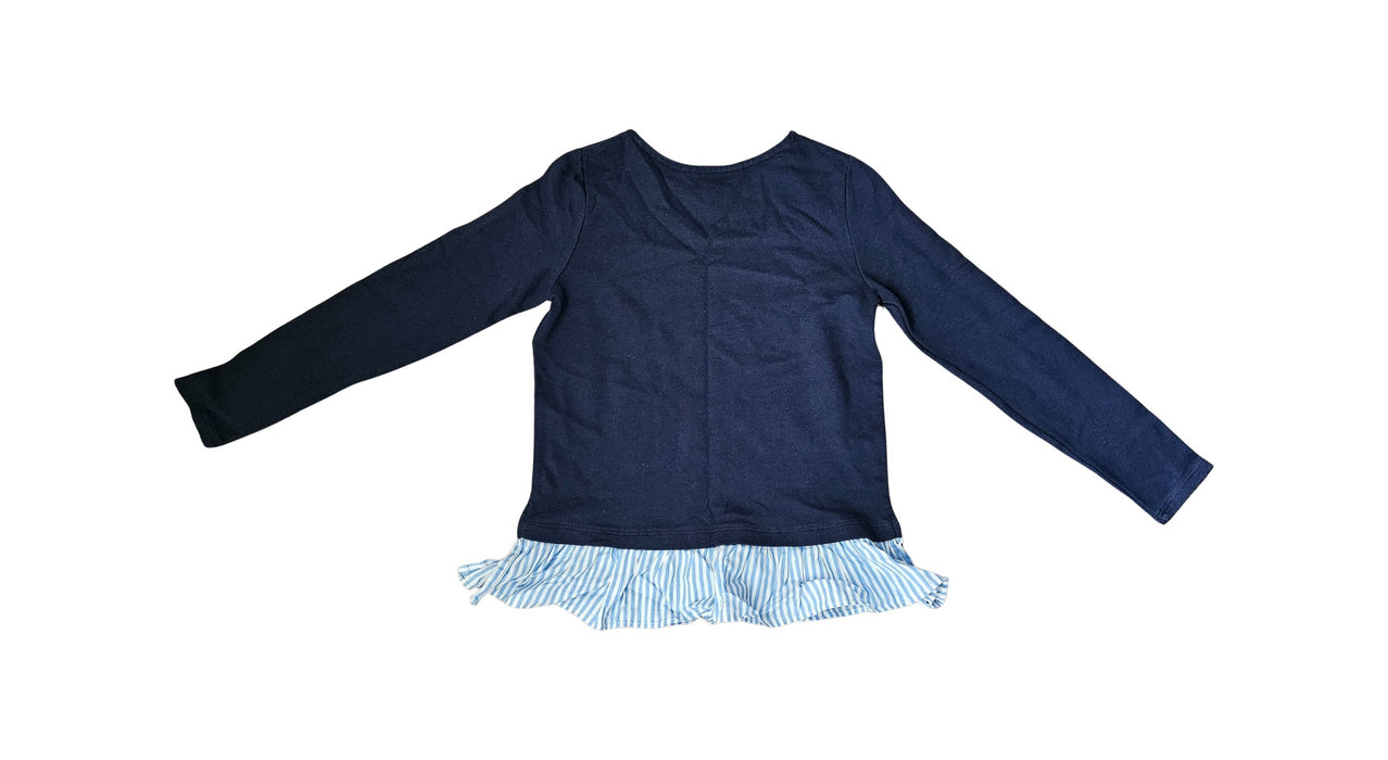 A Navy Crewneck Sweatshirts from Polo Ralph Lauren in size 8Y for girl. (Back View)