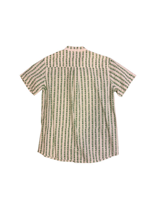A Green Short Sleeve Shirts from Le Peitit Society in size 10Y for boy. (Back View)