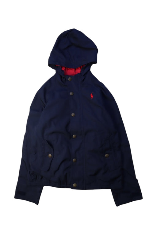 A Navy Coats from Polo Ralph Lauren in size 7Y for neutral. (Front View)
