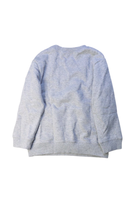 A Grey Crewneck Sweatshirts from Miki House in size 2T for girl. (Back View)