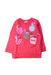 A Pink Crewneck Sweatshirts from Miki House in size 18-24M for girl. (Front View)