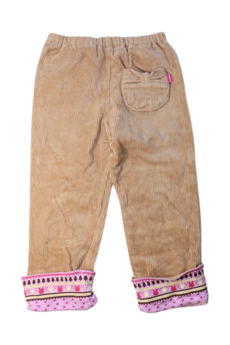 A Beige Casual Pants from Miki House in size 4T for girl. (Back View)