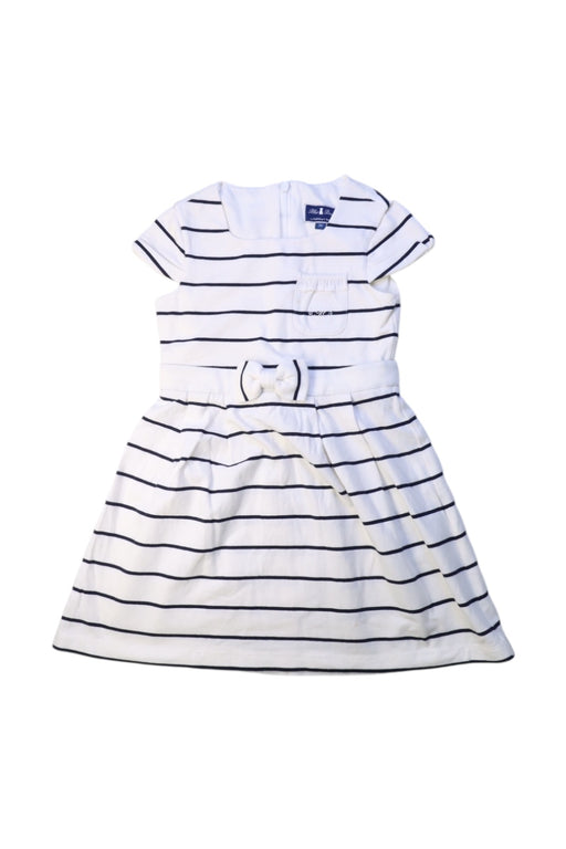 A White Short Sleeve Dresses from Nicholas & Bears in size 3T for girl. (Front View)
