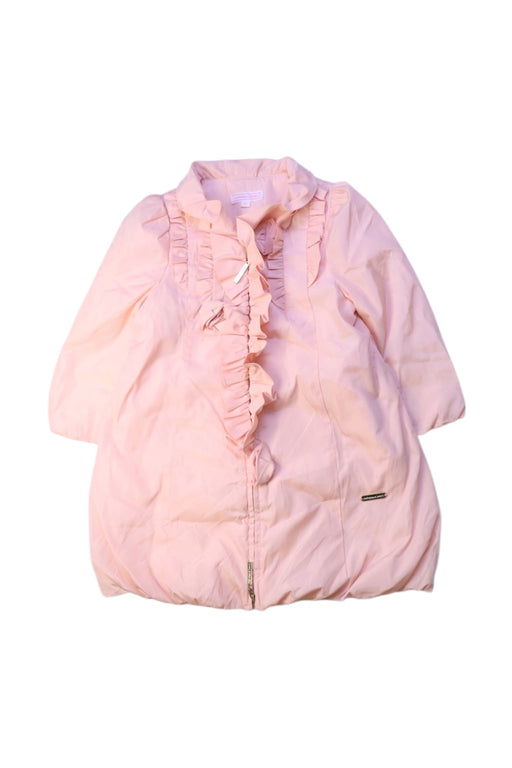 A Pink Puffer/Quilted Coats & Outerwear from Nicholas & Bears in size 2T for girl. (Front View)
