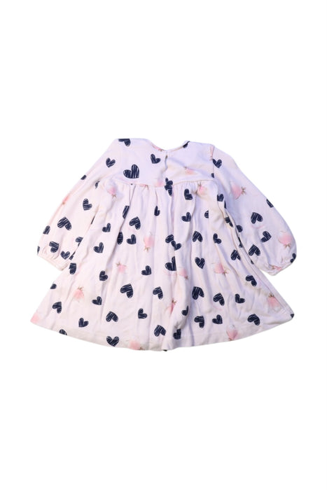 A White Long Sleeve Dresses from Monnalisa in size 12-18M for girl. (Back View)