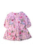 A Pink Long Sleeve Dresses from Monnalisa in size 3T for girl. (Back View)