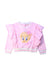 A Pink Crewneck Sweatshirts from Monnalisa in size 2T for girl. (Front View)