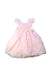 A Pink Short Sleeve Dresses from Nicholas & Bears in size 4T for girl. (Front View)