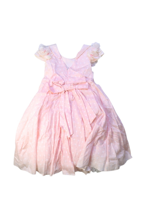 A Pink Short Sleeve Dresses from Nicholas & Bears in size 4T for girl. (Back View)
