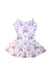 A White Short Sleeve Dresses from Monnalisa in size 2T for girl. (Front View)