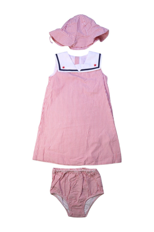 A Pink Dress Sets from Ralph Lauren in size 2T for girl. (Front View)