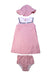 A Pink Dress Sets from Ralph Lauren in size 2T for girl. (Front View)